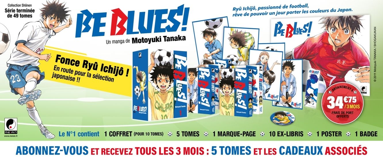 Be Blues! Collection : Tous les 3 mois, 5 mangas pour 34.75 €