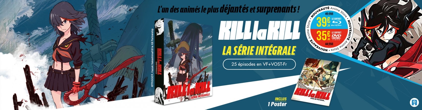 KILL la KILL la srie intgrale en BR et DVD