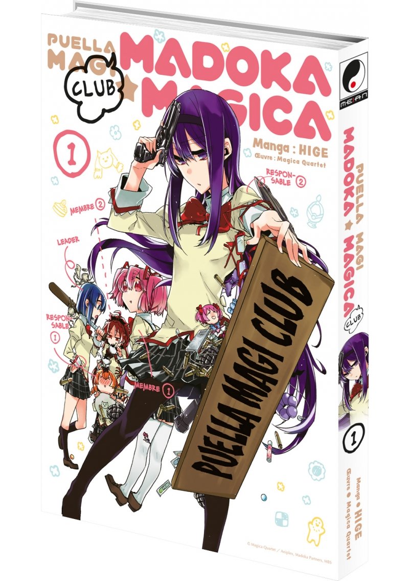 IMAGE 3 : Puella Magi Madoka Magica : Club - Tome 01 - Livre (Manga)