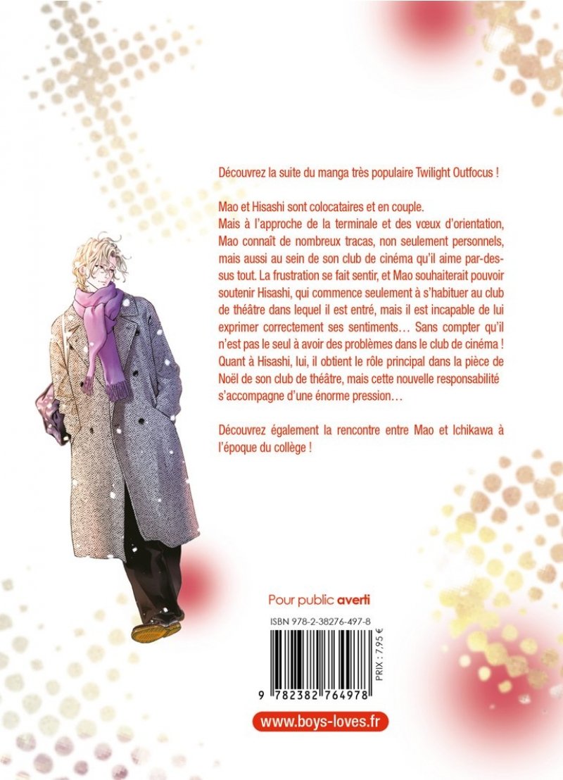 IMAGE 2 : Twilight Outfocus Long take - Tome 01 - Livre (Manga) - Yaoi - Hana Collection