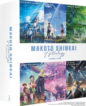 Makoto Shinkai - 5 Films et 1 OAV - Coffret Blu-ray